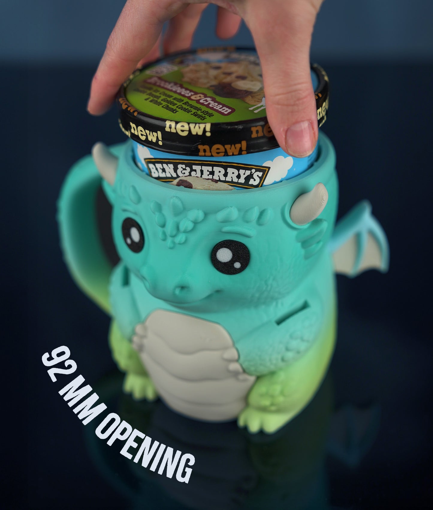Diego the Dragon Ice Pint Holder 🐉🍨
