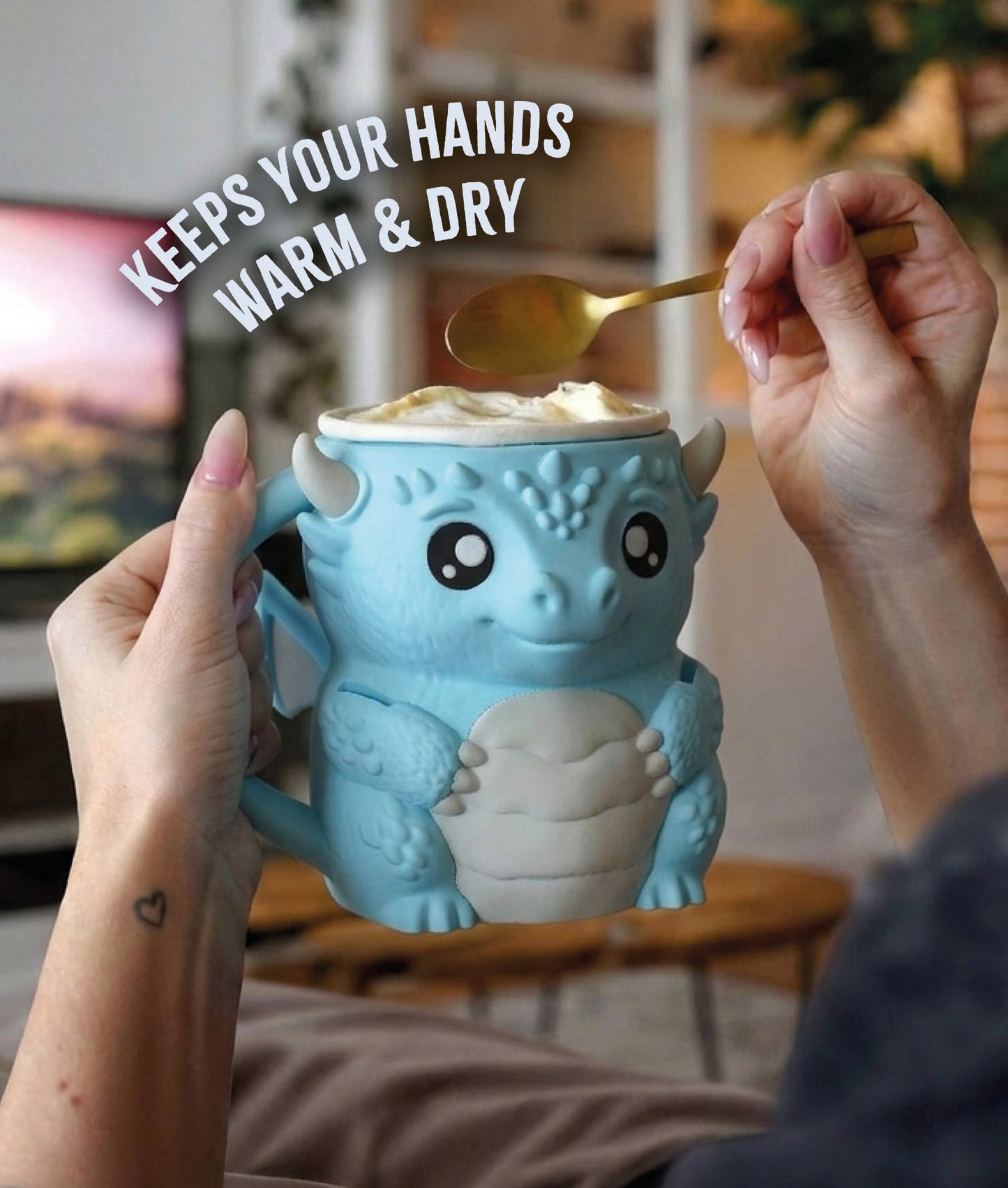 Diego the Dragon Ice Pint Holder 🐉🍨