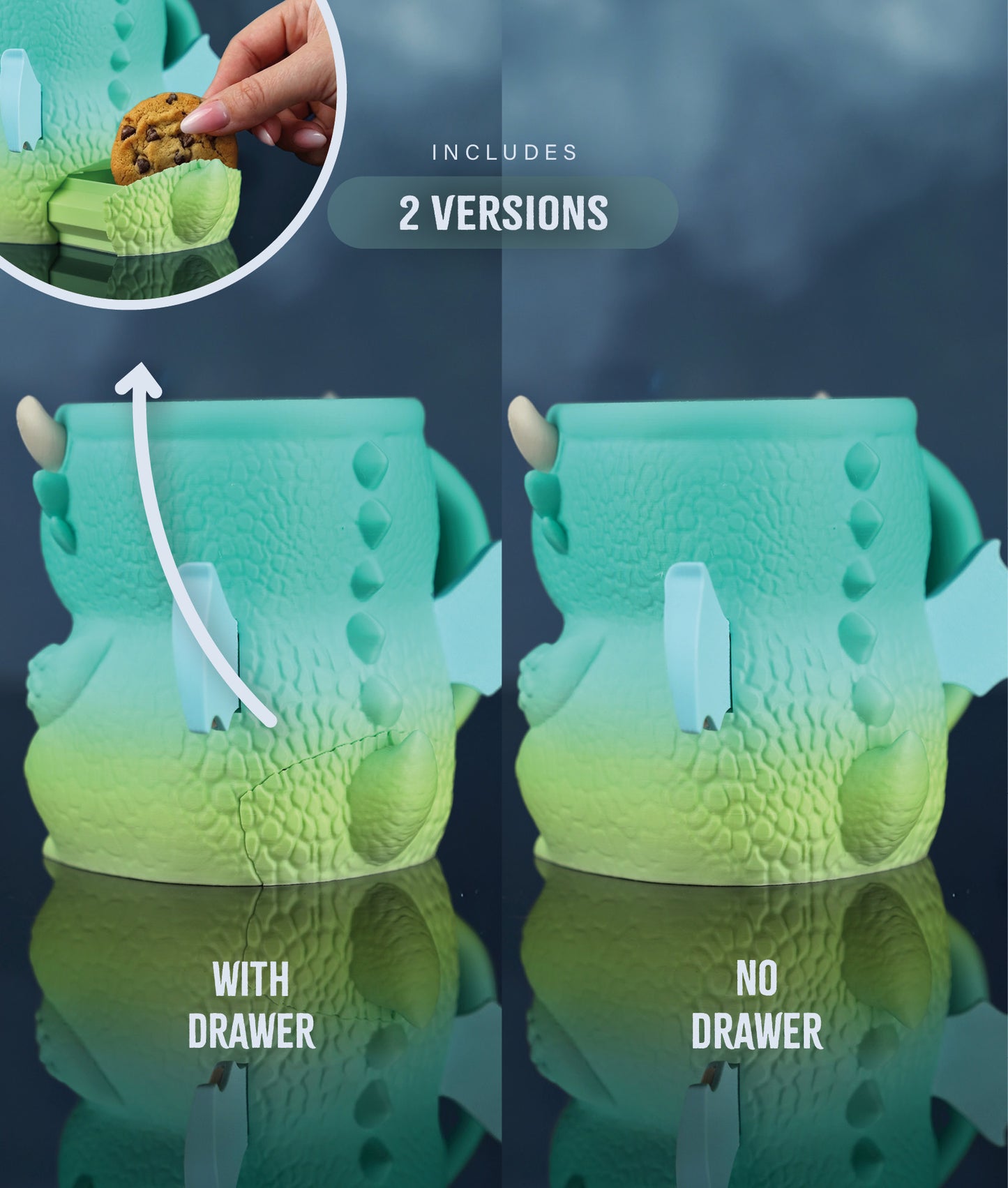 Diego the Dragon Ice Pint Holder 🐉🍨