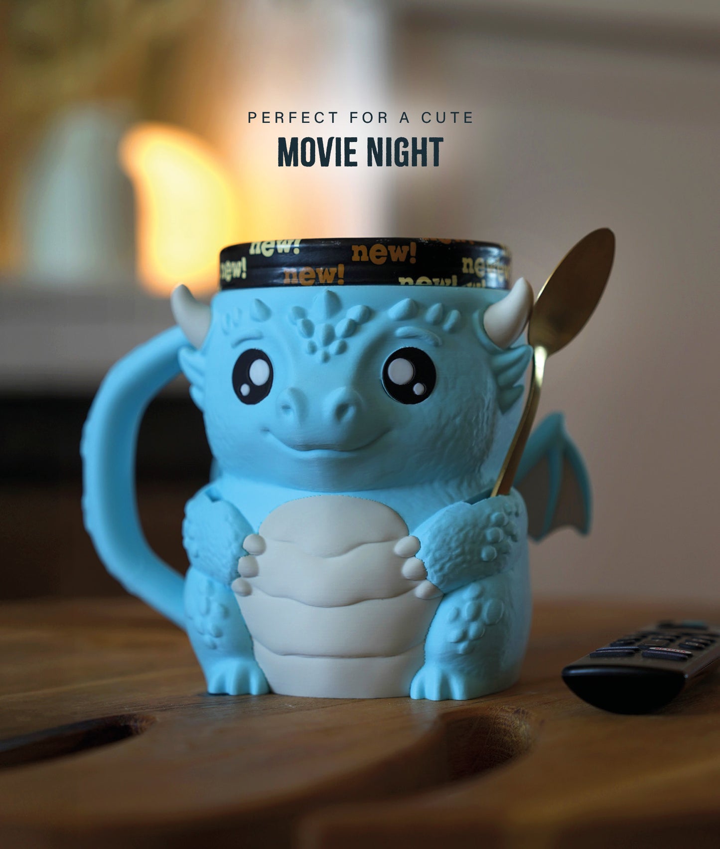 Diego the Dragon Ice Pint Holder 🐉🍨