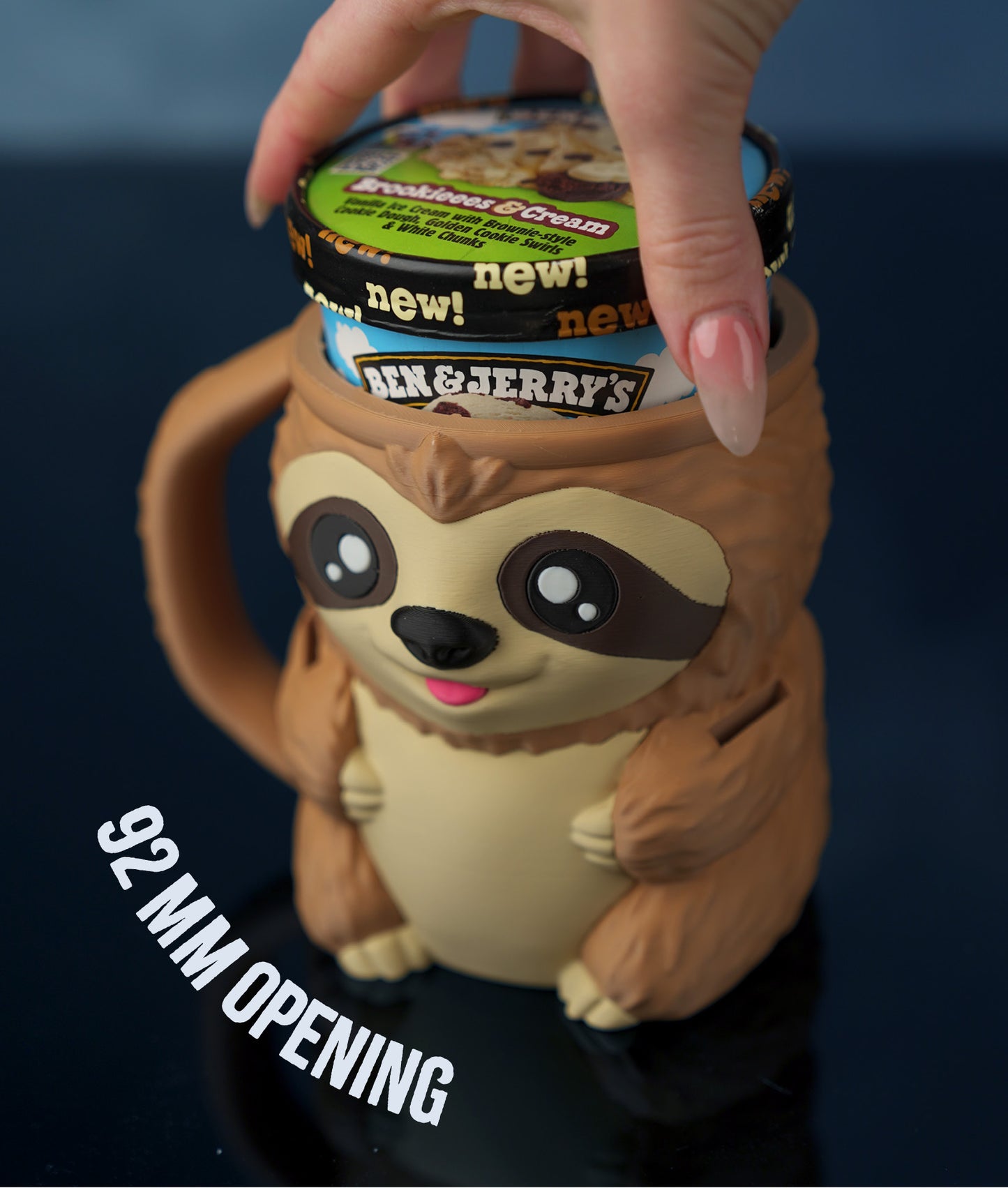 Sammy the Sloth Ice Pint Holder 🦥🍨