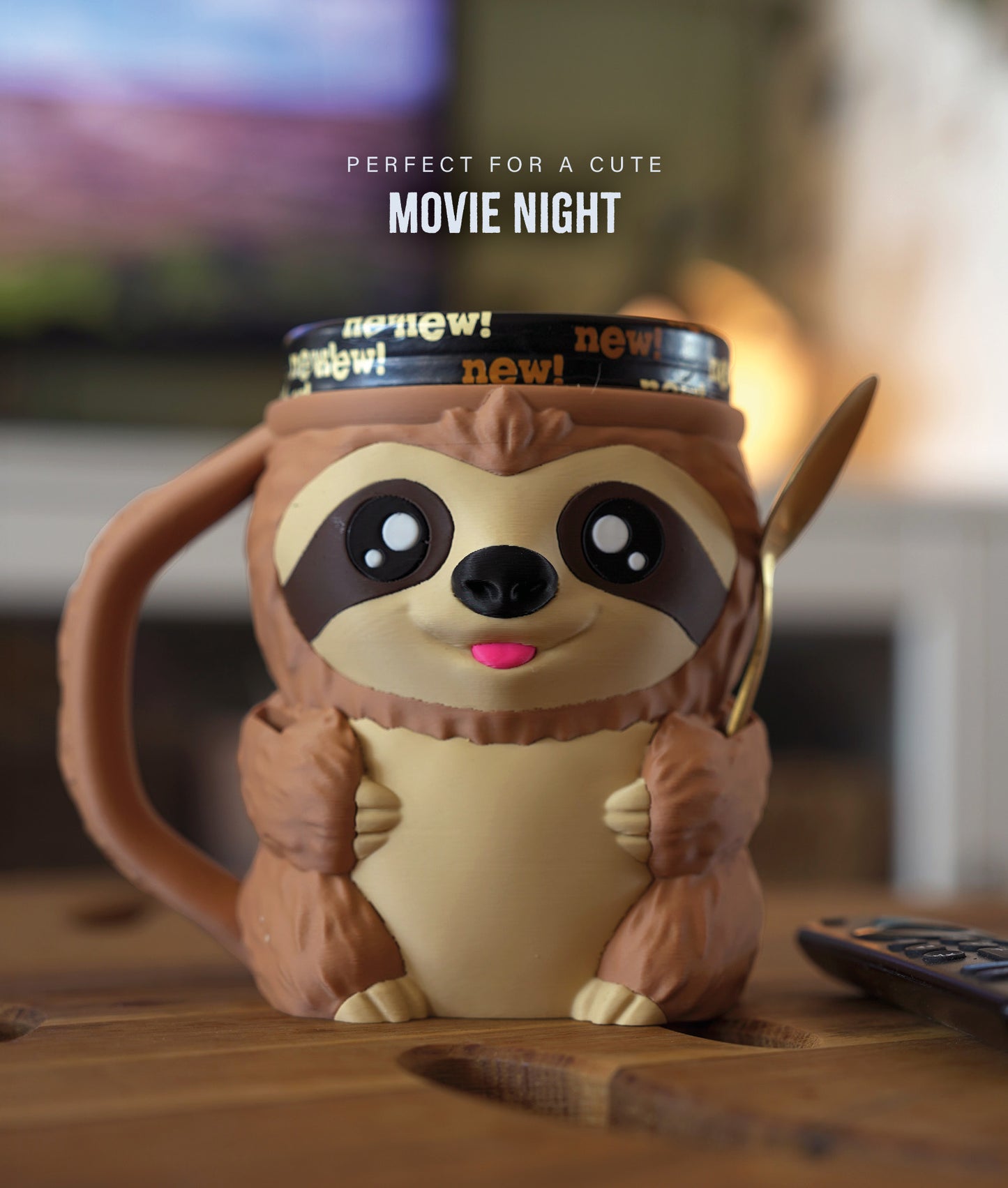 Sammy the Sloth Ice Pint Holder 🦥🍨